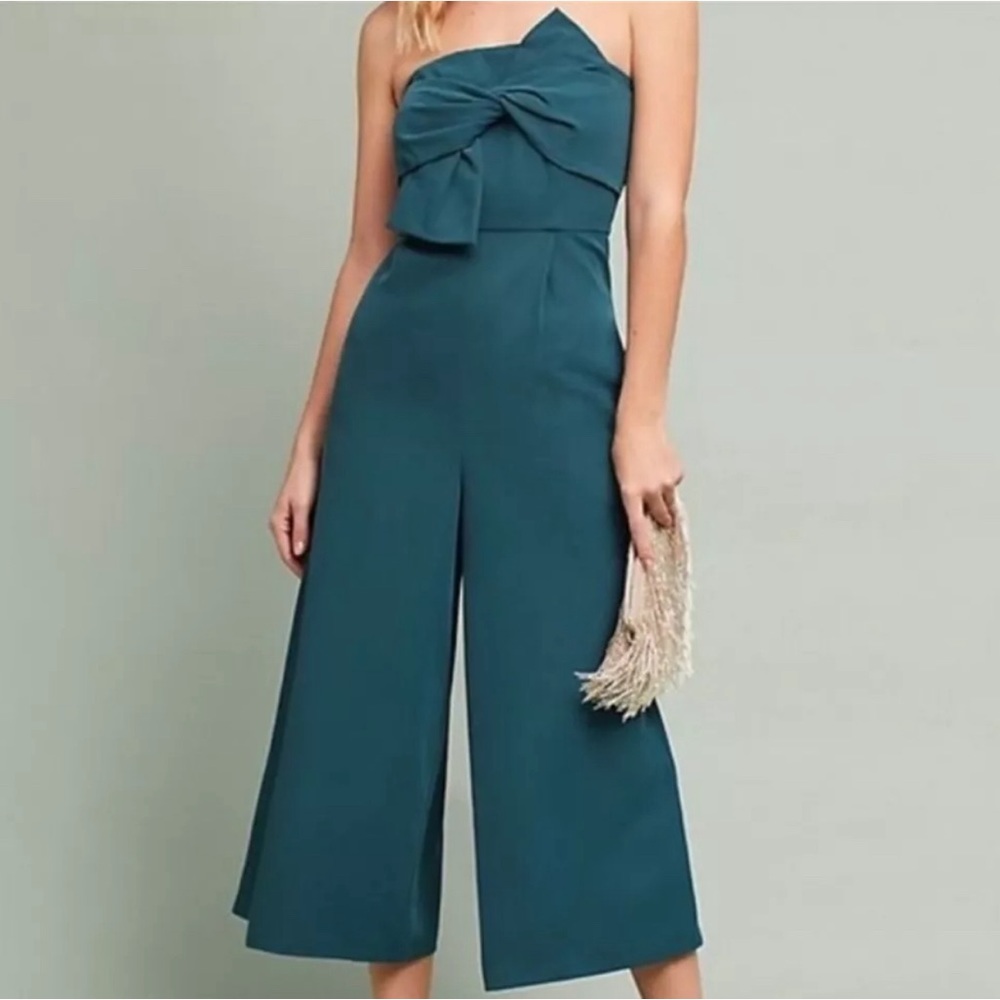 Anthropologie Hailee C Green Jumpsuit Sz 2